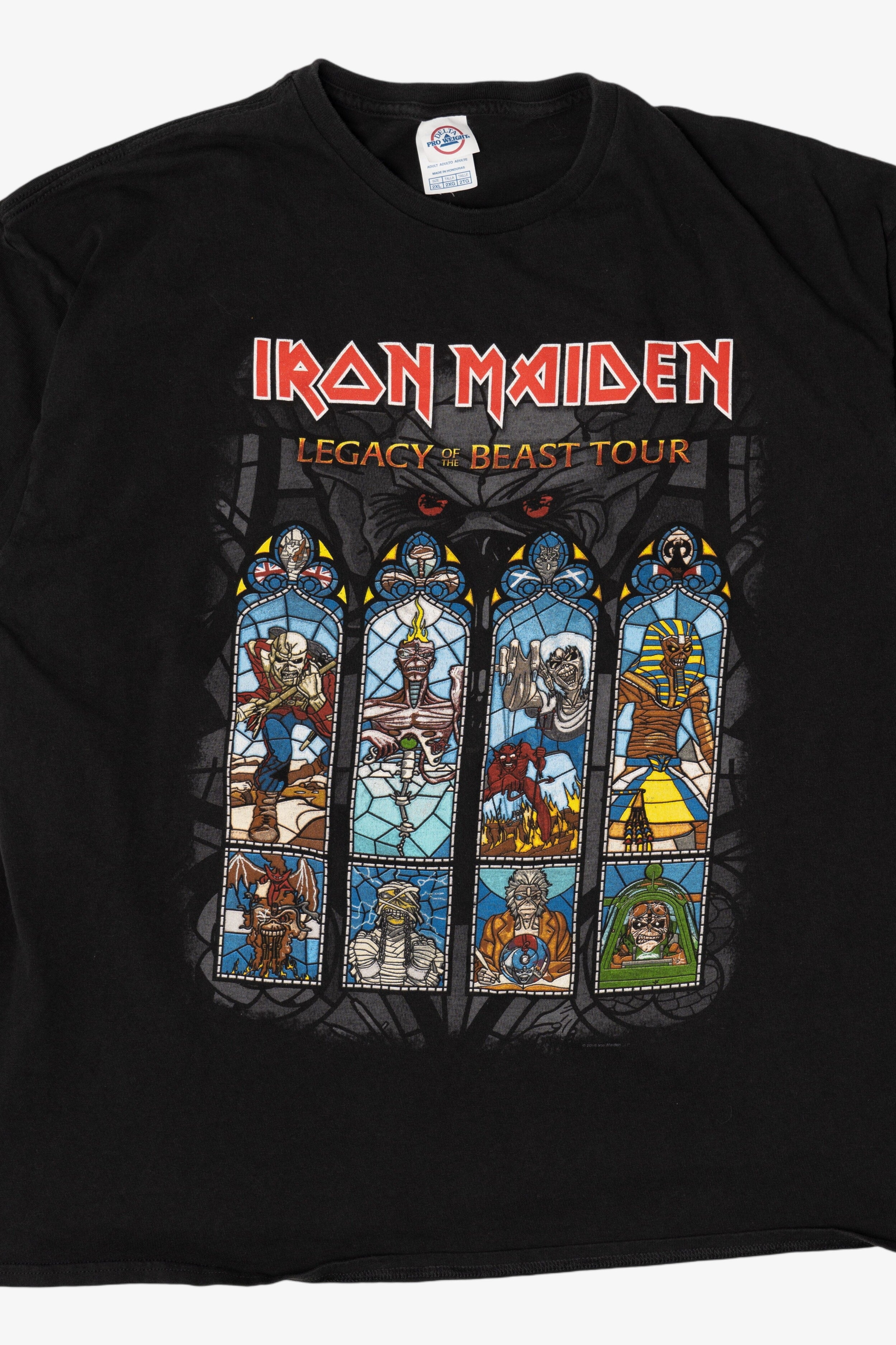 Iron Maiden Legacy Of The Beast Tour T-Shirt (2010s)