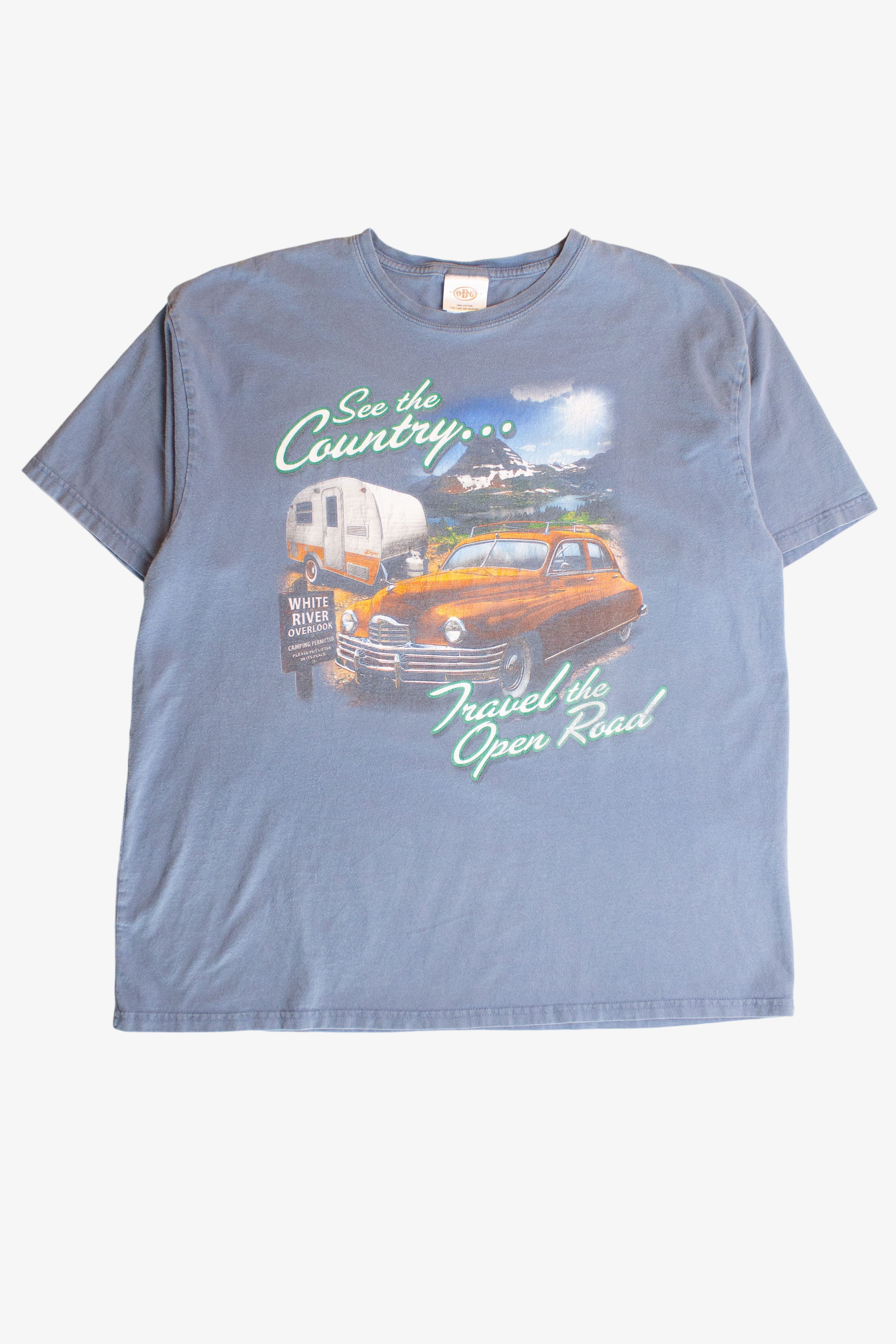 "Travel The Open Road" T-Shirt (2000s)