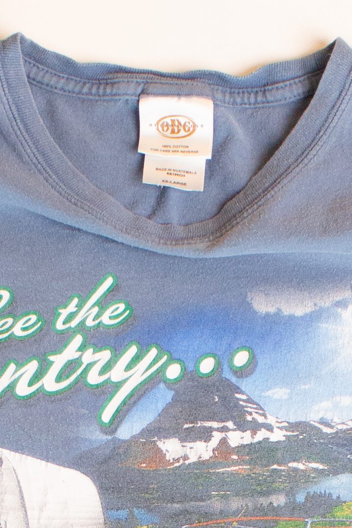 "Travel The Open Road" T-Shirt (2000s)