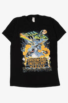 Black "The Hella Mega Tour" Green Day Fallout Boy Weezer T-Shirt (2020s)