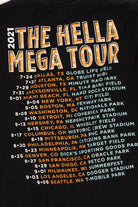Black "The Hella Mega Tour" Green Day Fallout Boy Weezer T-Shirt (2020s)