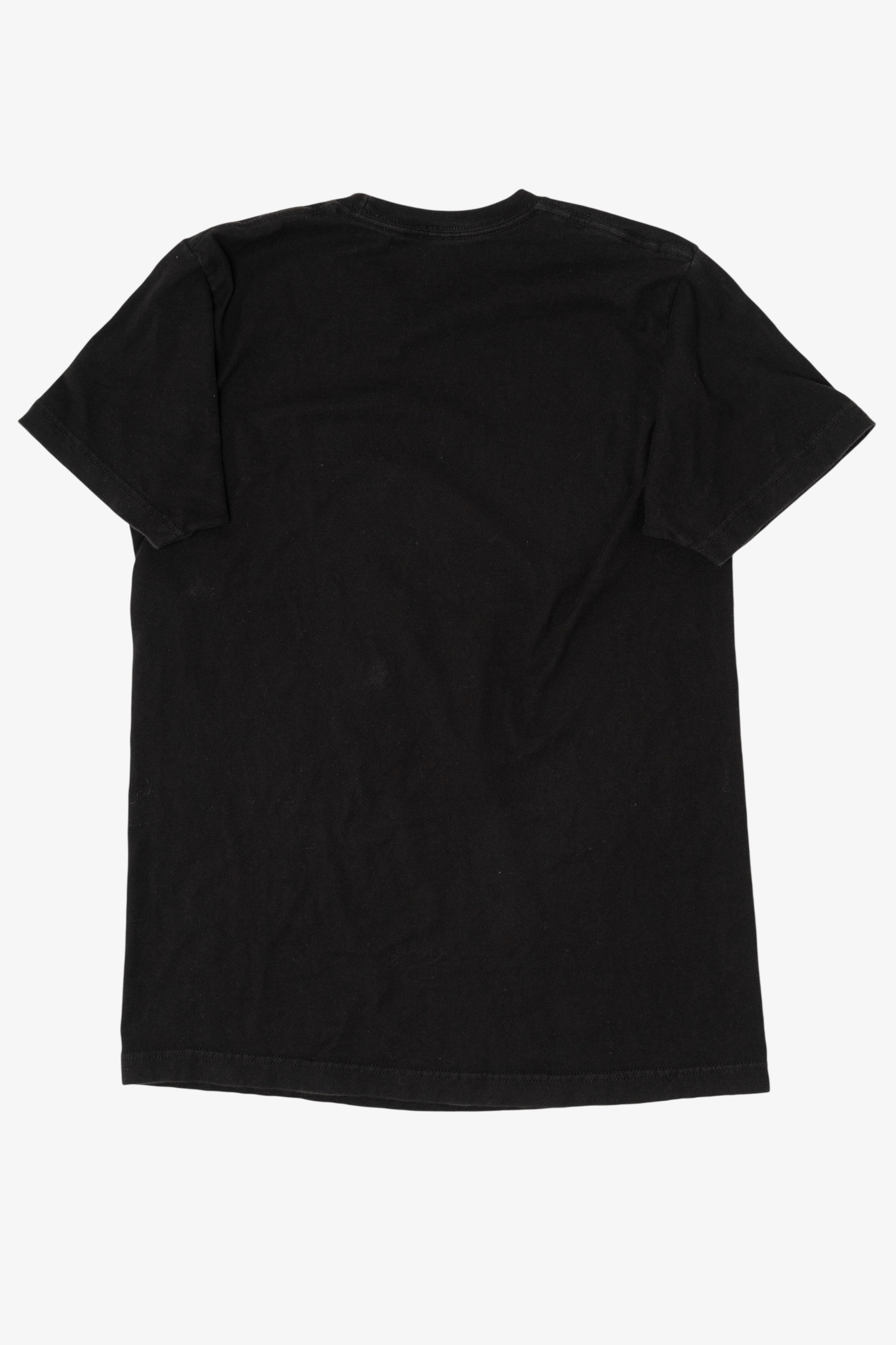 Black Ghost Face Scream Halloween T-Shirt (2020s)