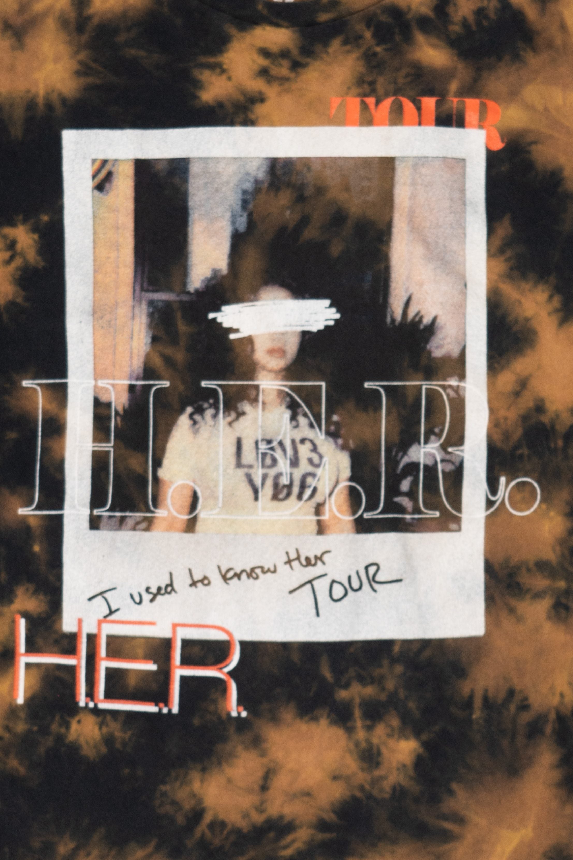 I Use To Know H.E.R. Tour Tie Dye T-Shirt (2020s)