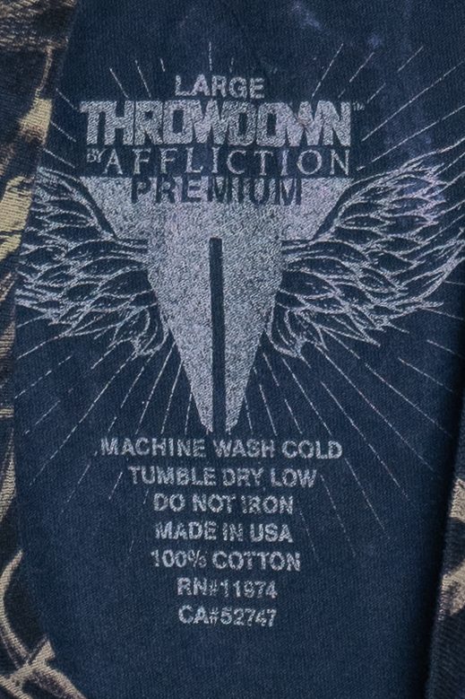 Affliction Throwdown Premium Double Sided T-Shirt (2020s)