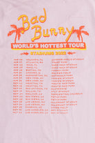 Bad Bunny "Un Verano Sin Ti" World's Hottest Tour 2022 T-Shirt (2020s)