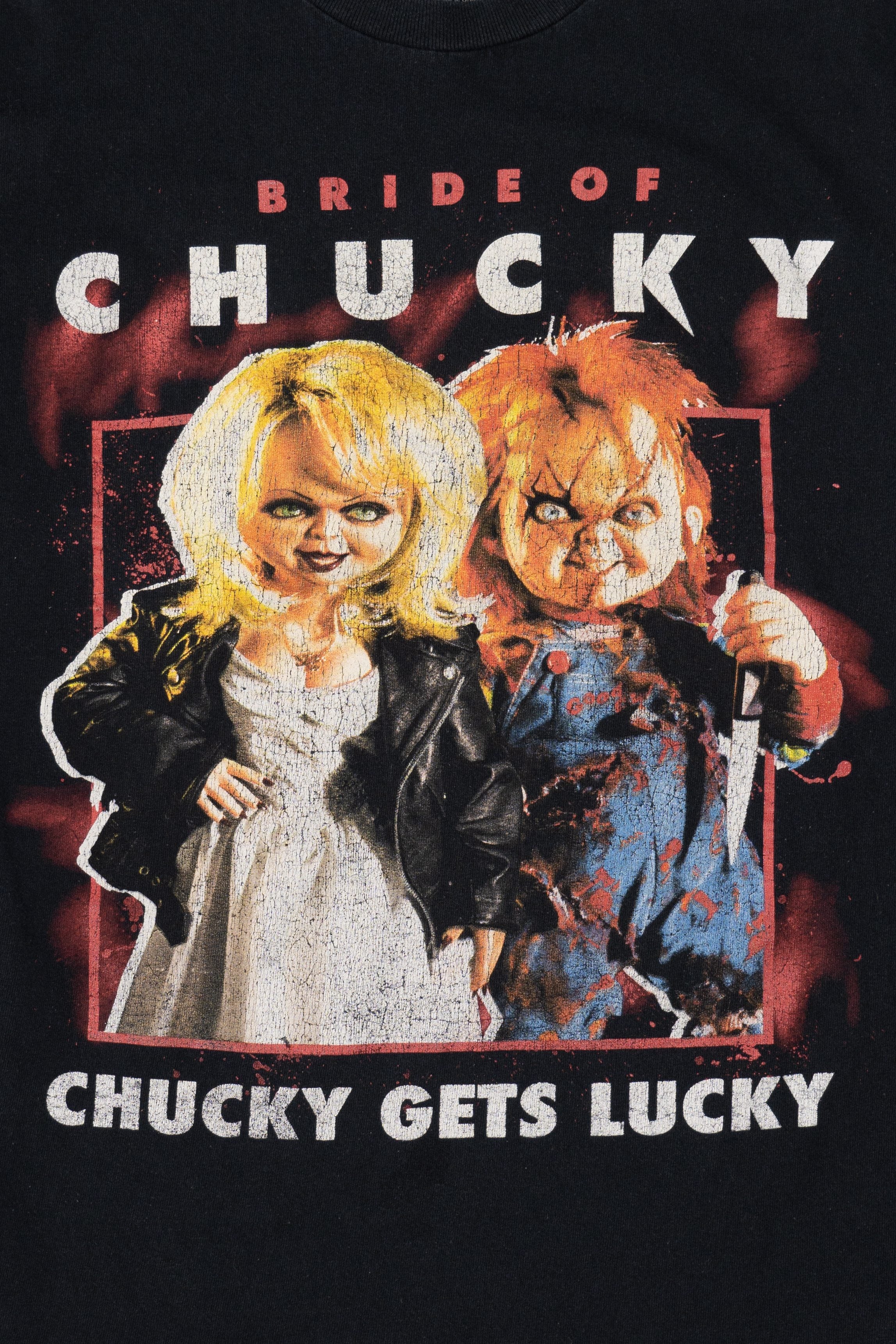 Bride Of Chucky "Chucky Gets Lucky" Horror Movie T-Shirt (2020s)