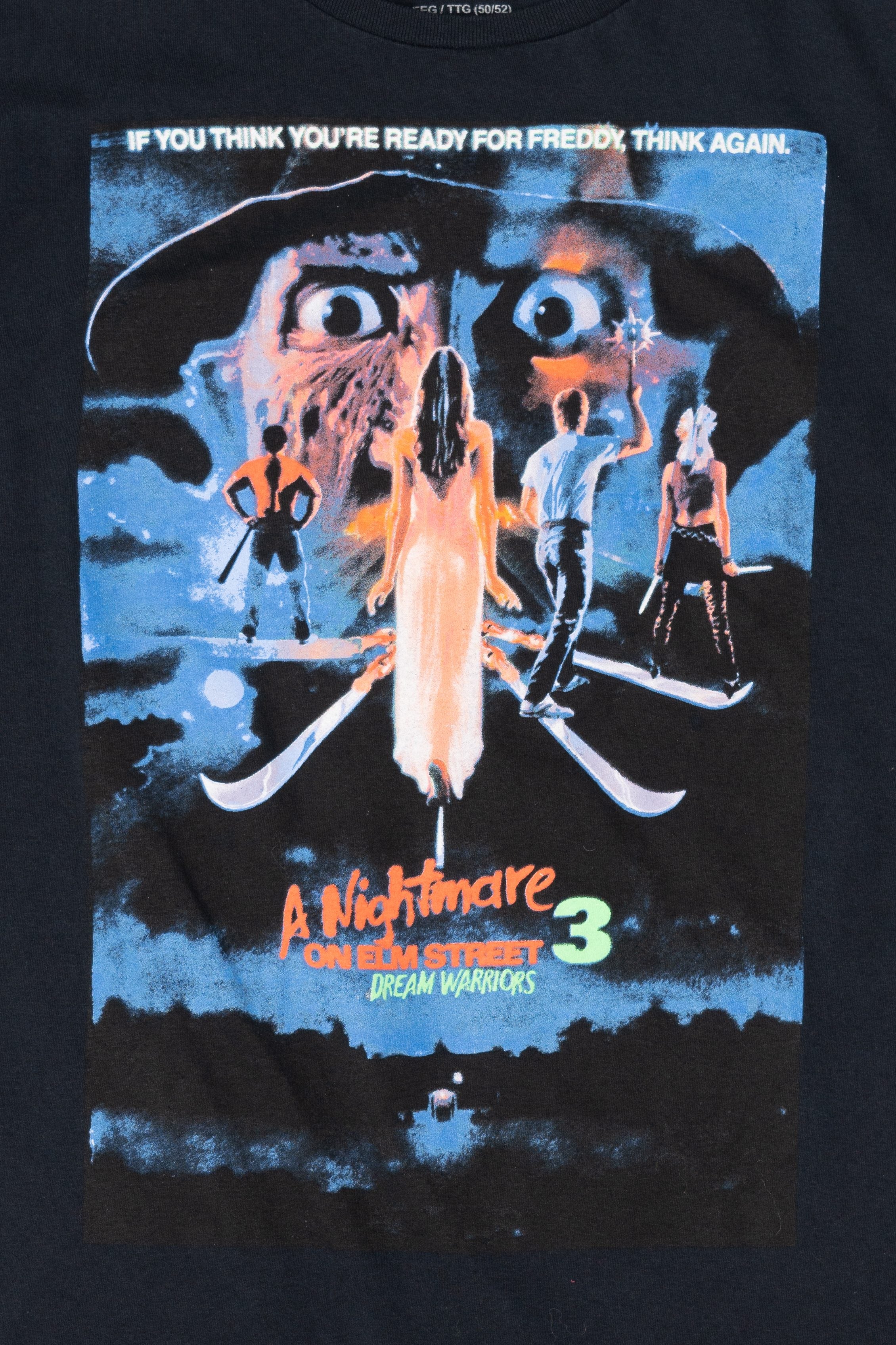 A Nightmare On Elm Street 3 "Dream Warriors" Horror Movie T-Shirt (2020s)
