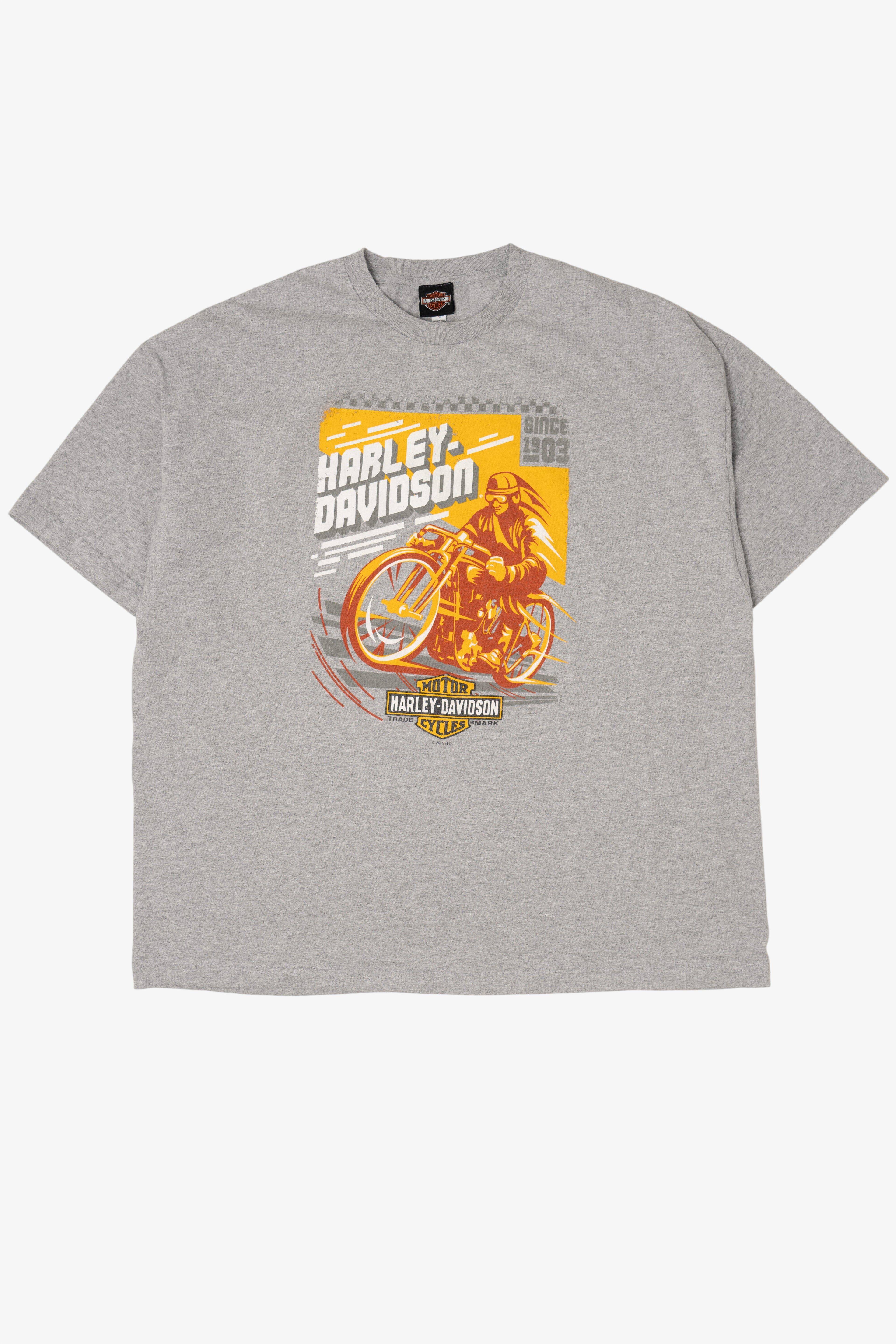 Gray Harley Davidson Barnett El Paso, Texas T-Shirt (2010s)