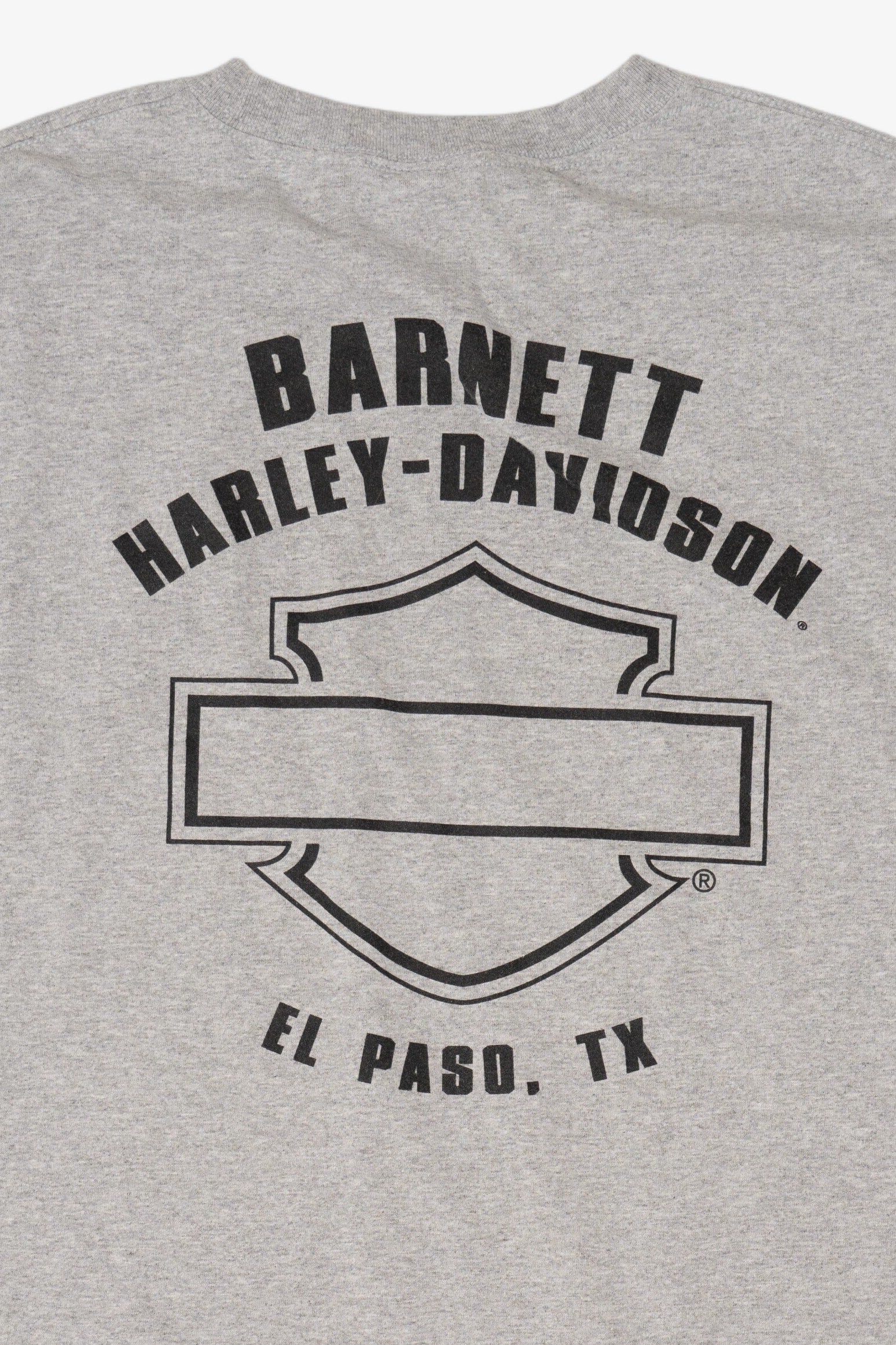 Gray Harley Davidson Barnett El Paso, Texas T-Shirt (2010s)