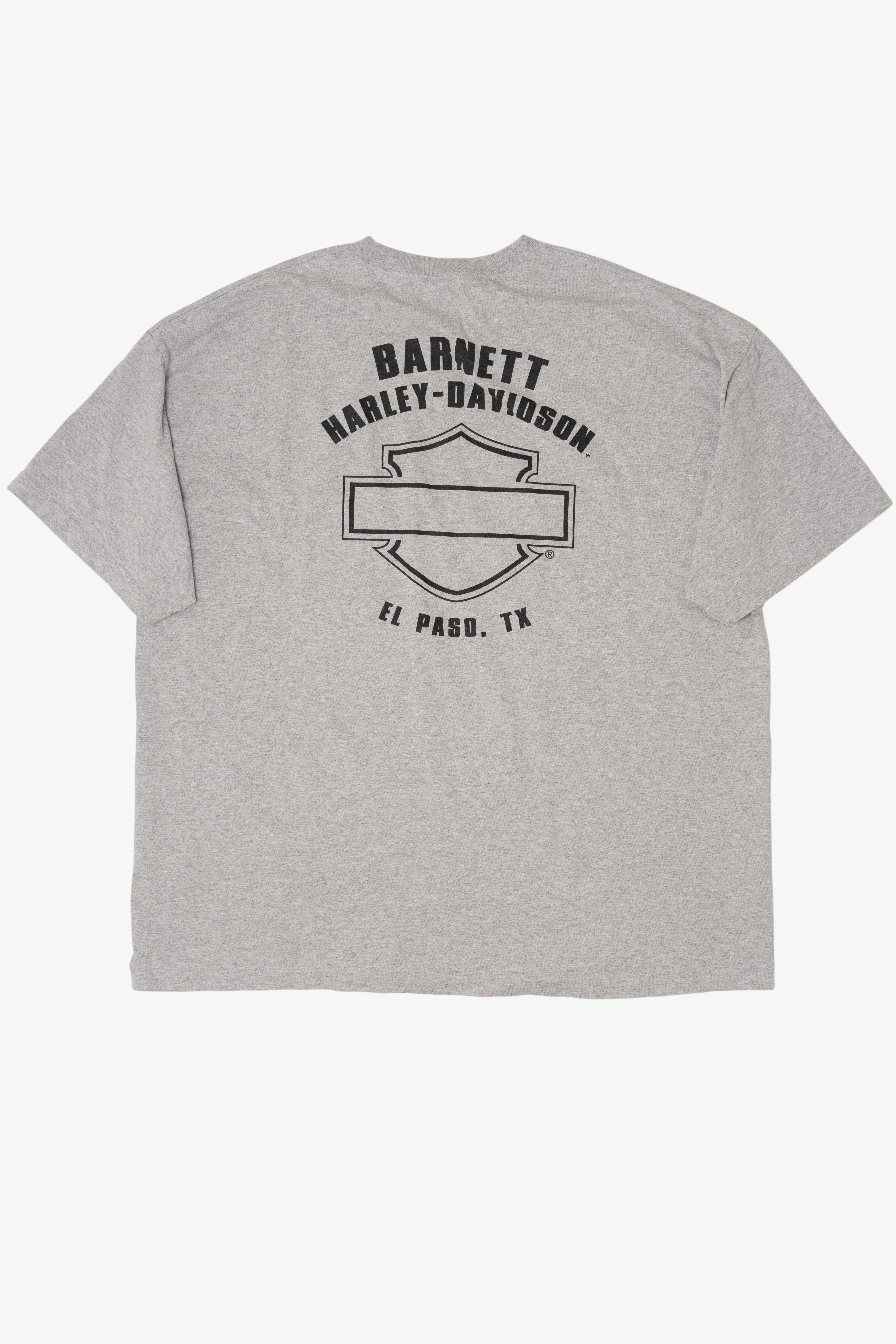 Gray Harley Davidson Barnett El Paso, Texas T-Shirt (2010s)