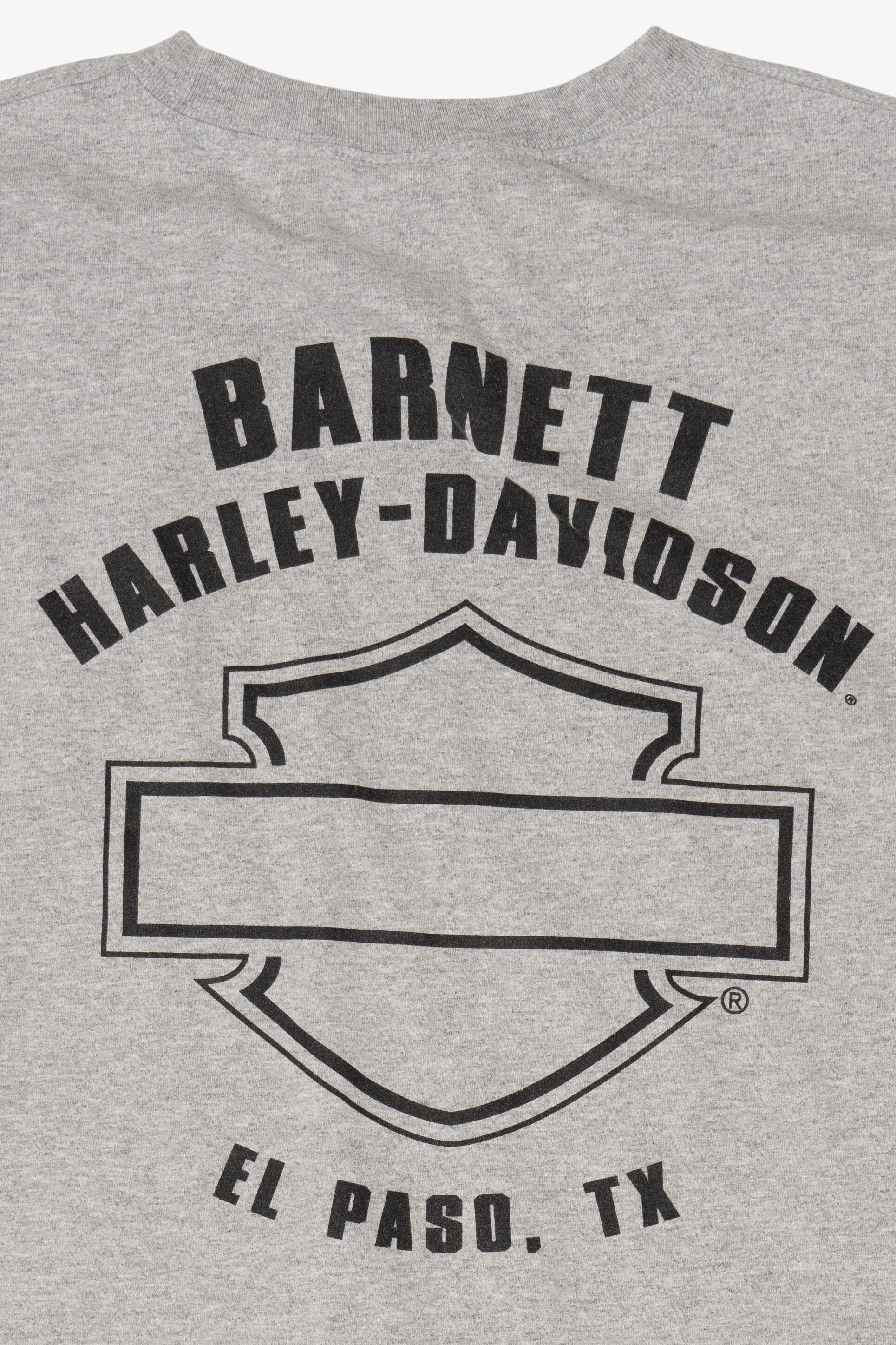 Gray Harley Davidson Barnett El Paso, Texas T-Shirt (2010s)