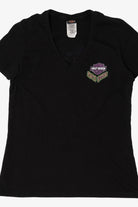 Black Harley Davidson V-Neck French Quarter Bourbon Street T-Shirt (2010s)