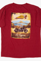 Red Indian Motorcycle El Cajon California T-Shirt (2010s)