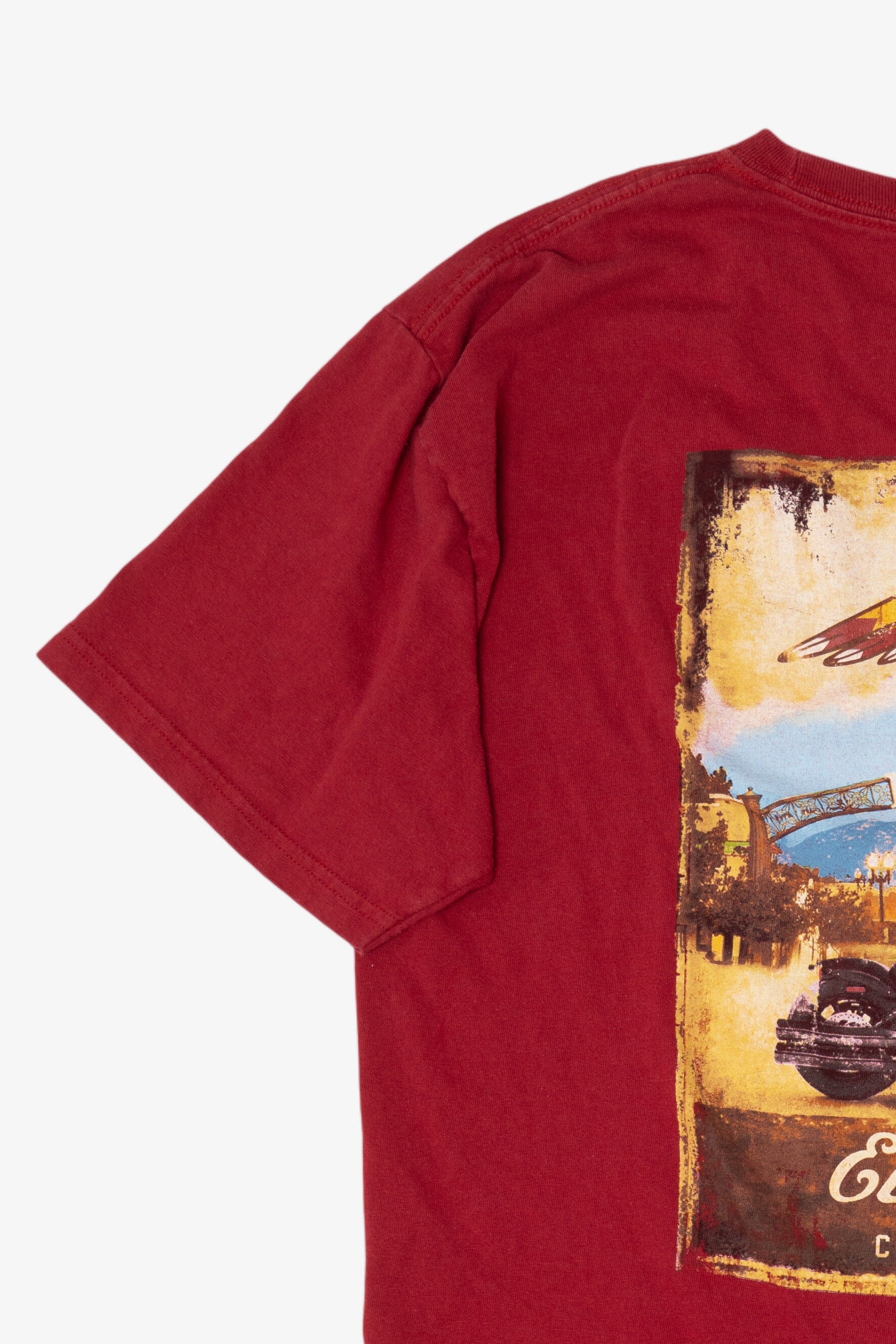 Red Indian Motorcycle El Cajon California T-Shirt (2010s)