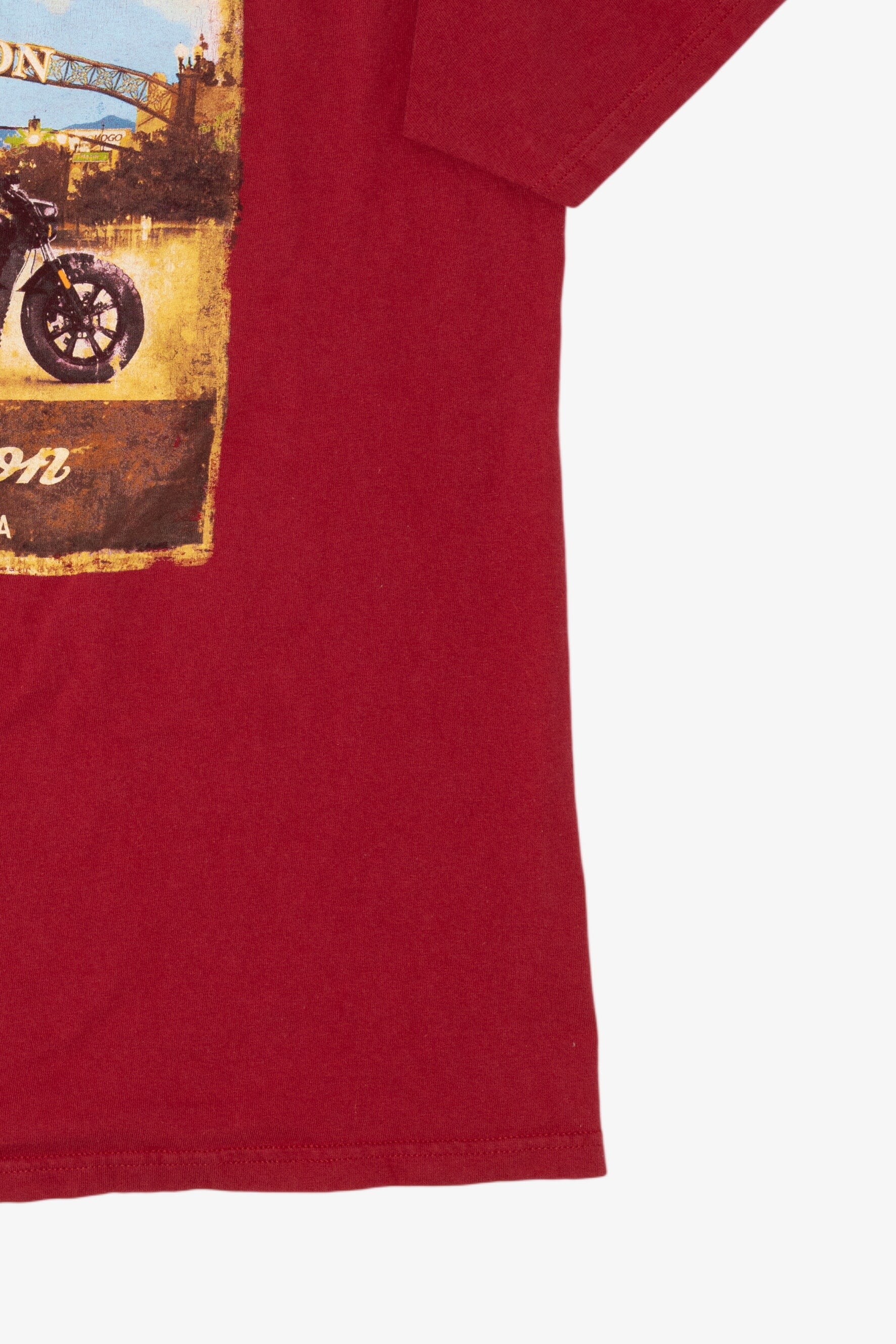 Red Indian Motorcycle El Cajon California T-Shirt (2010s)