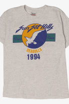 Vintage Light Gray Sun Set Hills Fun Run Seagulls T-Shirt (1990s)