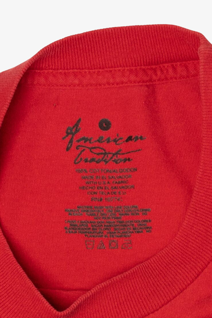 Red "Motorcycle An American Tradition" T-Shirt (2010s)