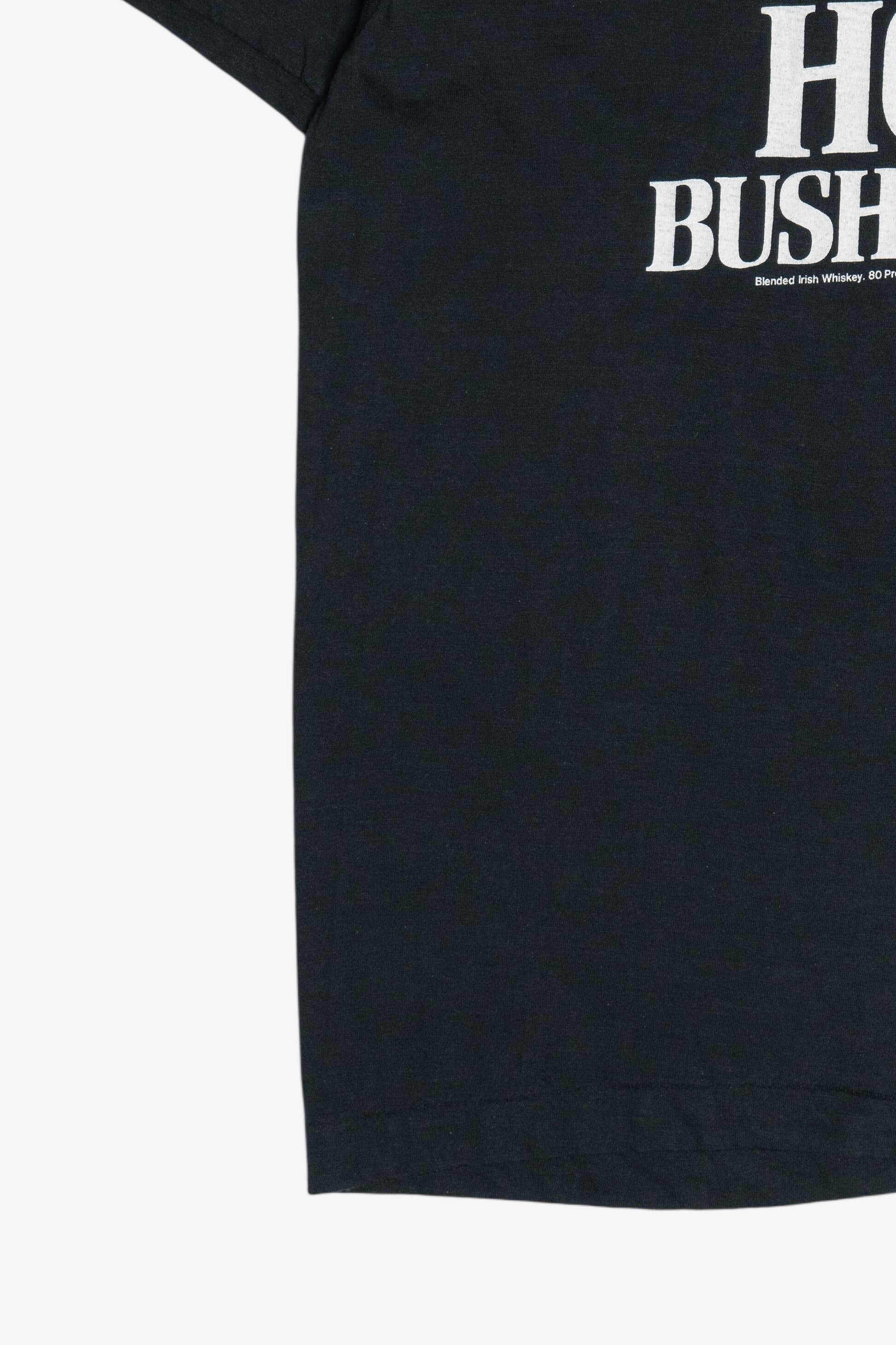Vintage "Wrap Yourself 'Round A Hot Bushmills" Whiskey Single Stitch T-Shirt (1990s)