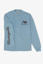 Vintage Light Blue Chincoteague Va Mallards Long Sleeve T-Shirt (1980s)
