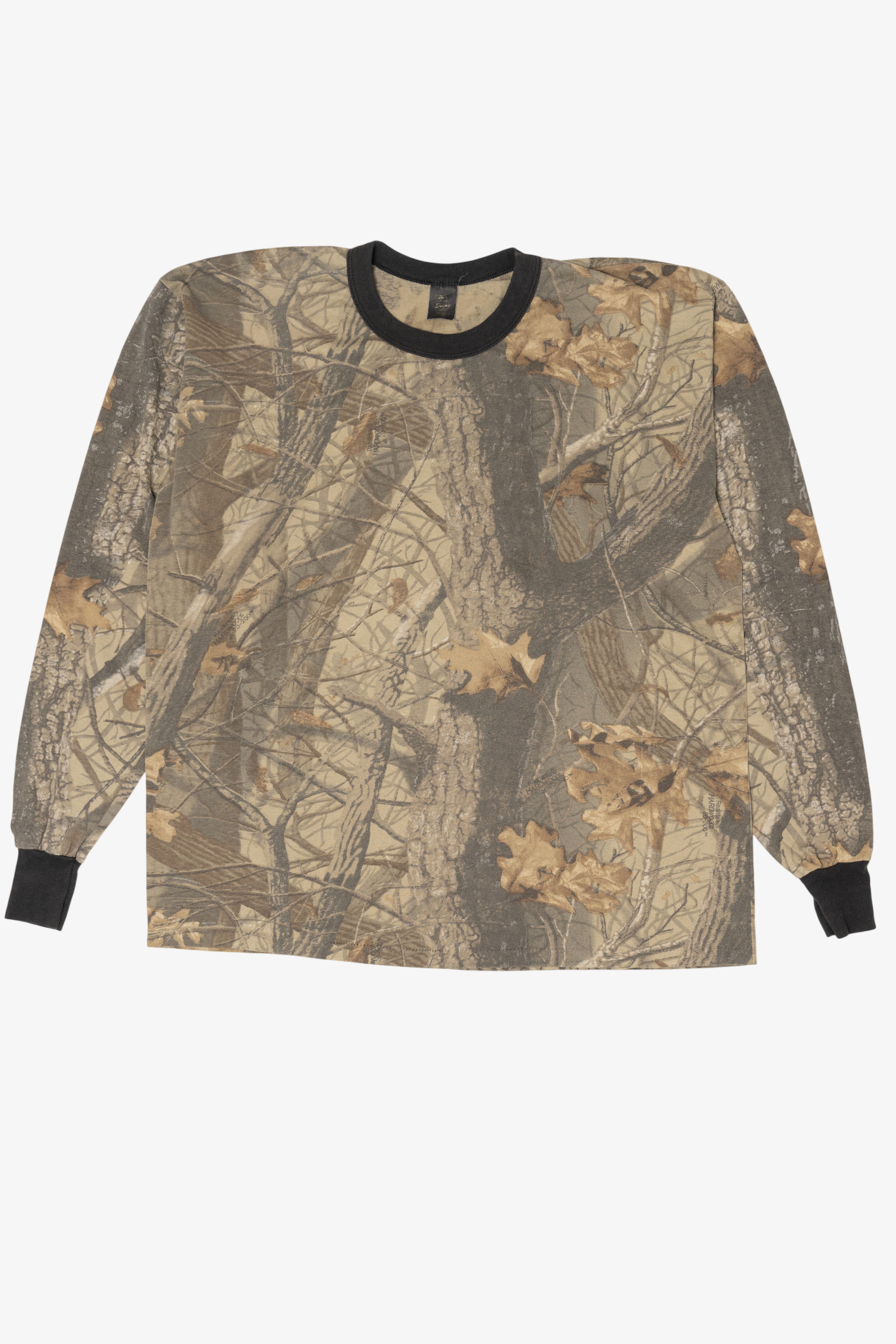 Vintage Tee Swing Camouflage Long Sleeve T-Shirt (1980s)