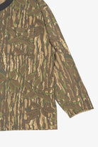 Vintage Camouflage Long Sleeve Pocket T-Shirt (1990s)