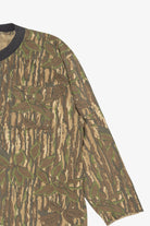 Vintage Camouflage Long Sleeve Pocket T-Shirt (1990s)