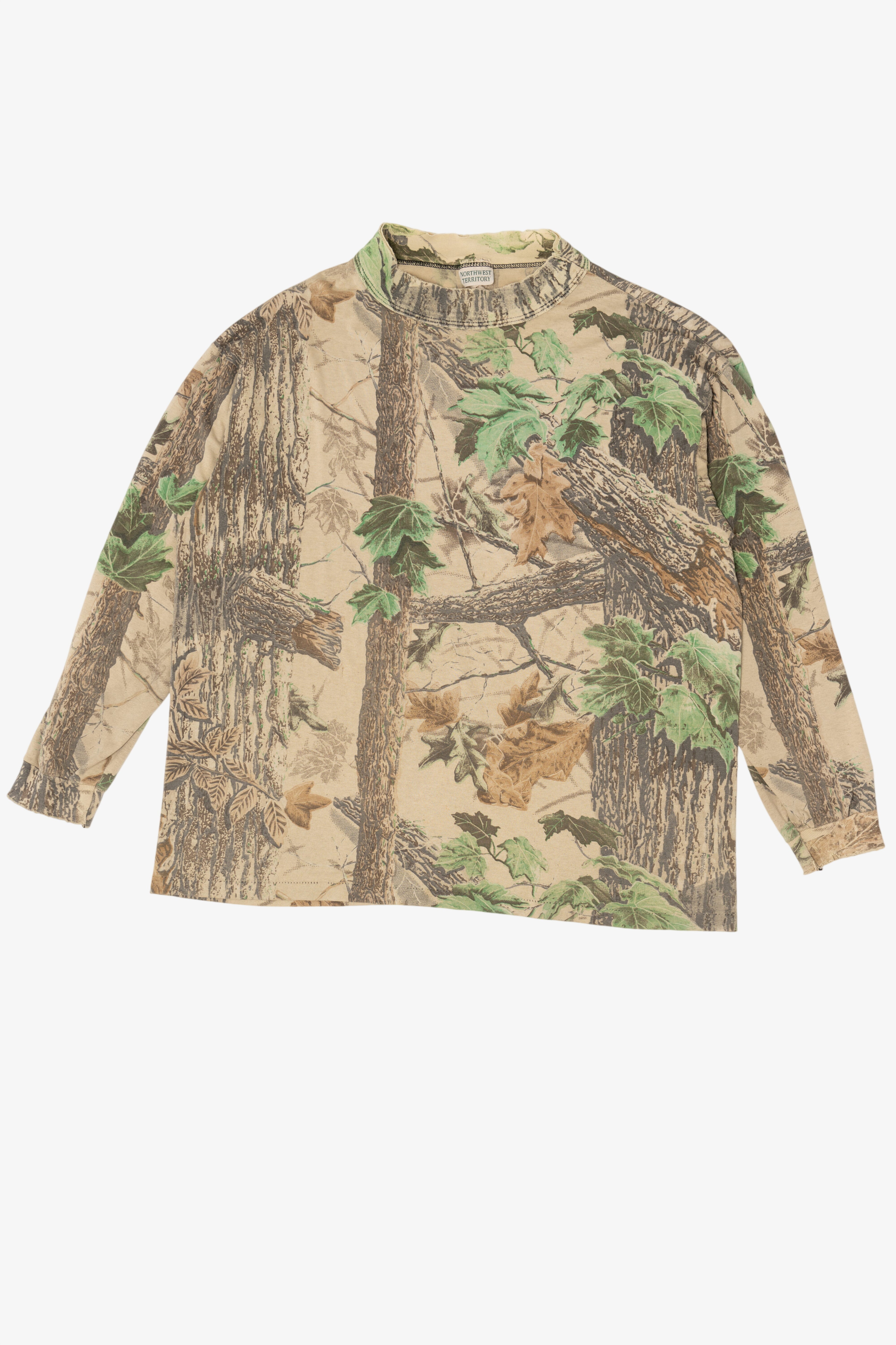 Vintage Northwest Territory Camouflage Long Sleeve T-Shirt (1990s)
