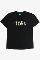 Vintage Peanuts Snoopy Halloween Glow In The Dark Print T-Shirt (2000s)