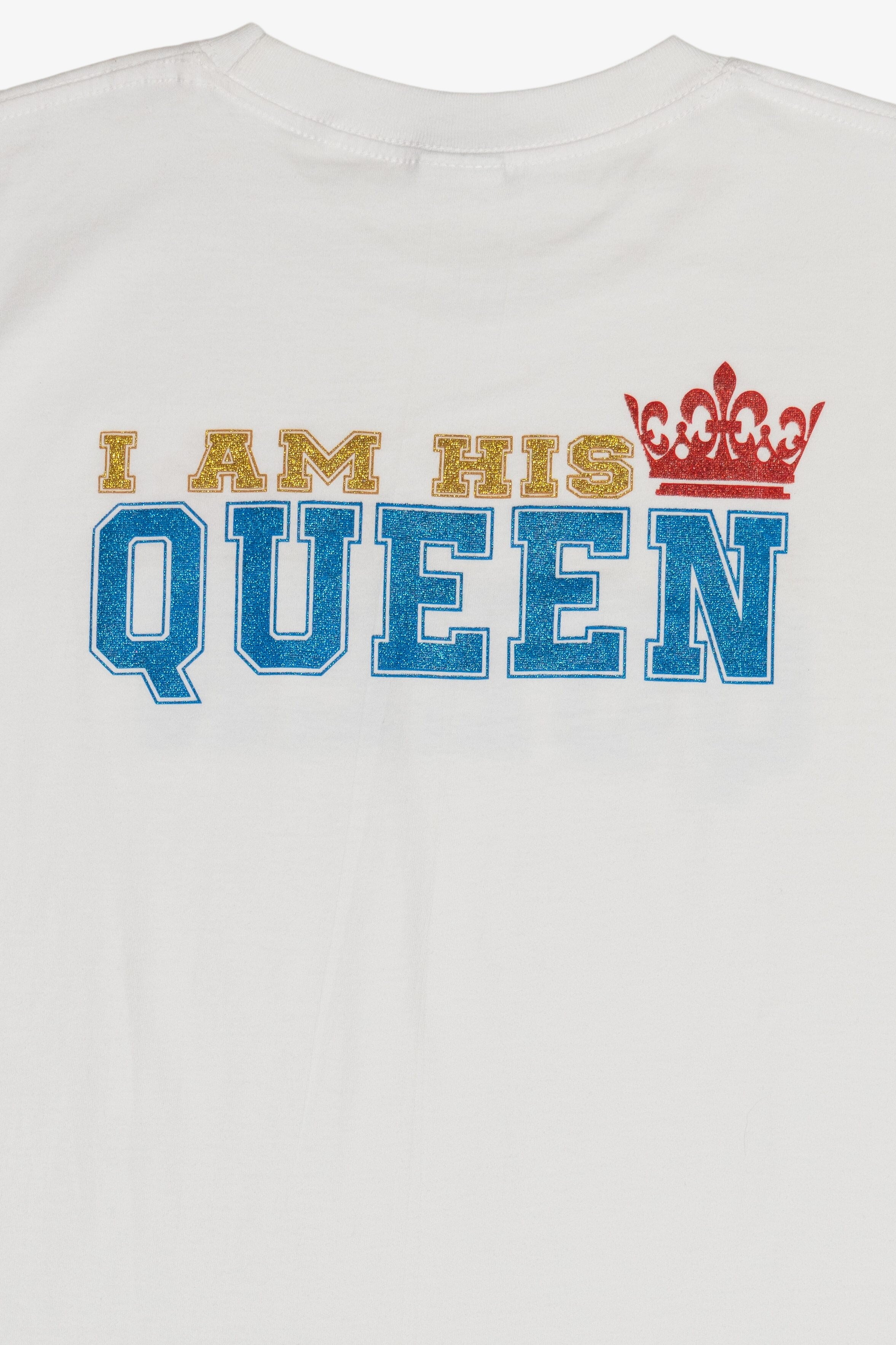 Vintage "I Am His Queen" Double Sided Print T-Shirt (2000s)