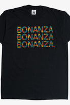 Vintage "Bonanza Bonanza Bonanza" Embossed Print Lee T-Shirt (1990s)