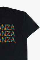 Vintage "Bonanza Bonanza Bonanza" Embossed Print Lee T-Shirt (1990s)