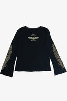 Vintage Harley Davidson Filigree Long Sleeve T-Shirt (2000s)