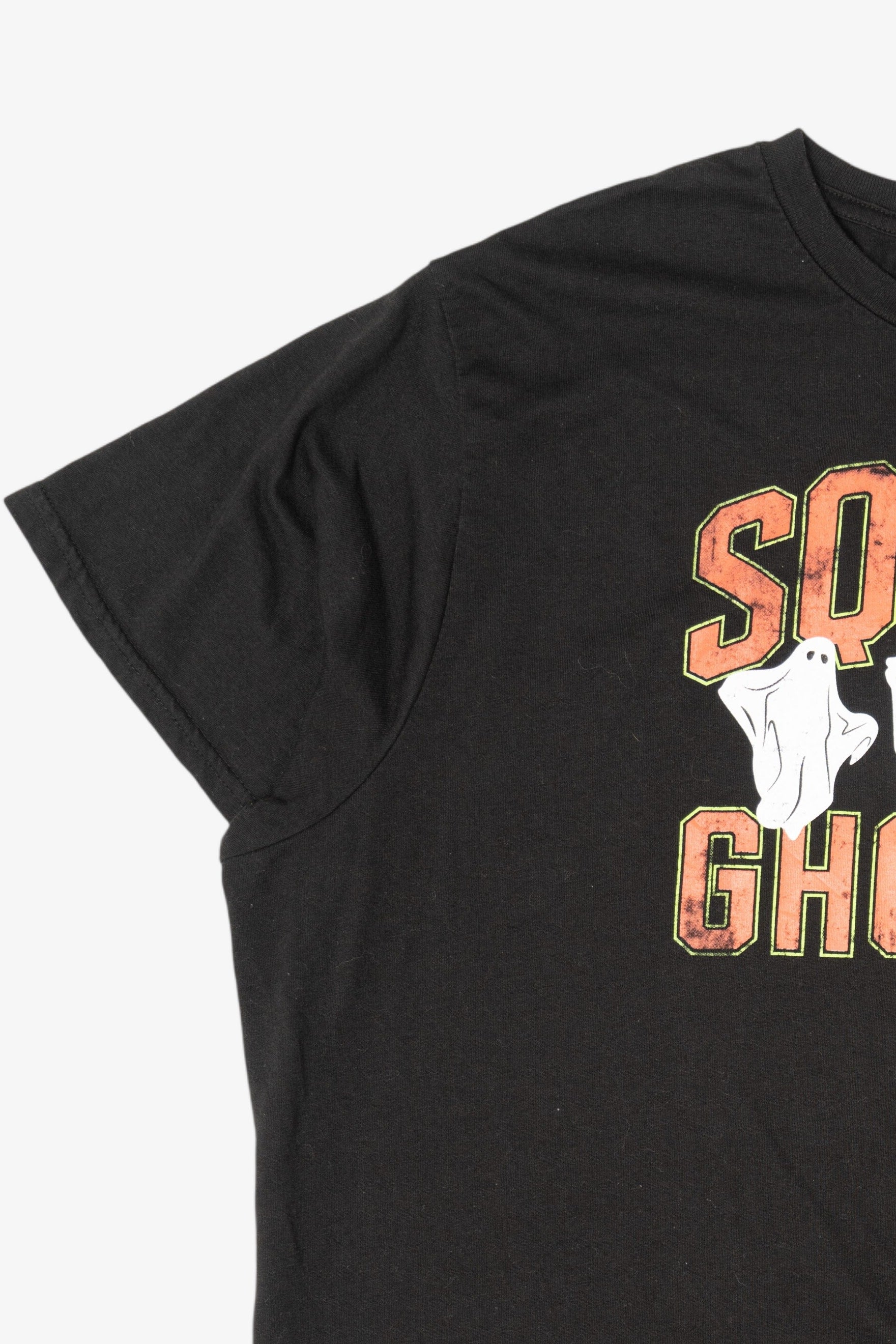 Recycled "Squad Goals" Ghosts Halloween Black T-Shirt (2020s)
