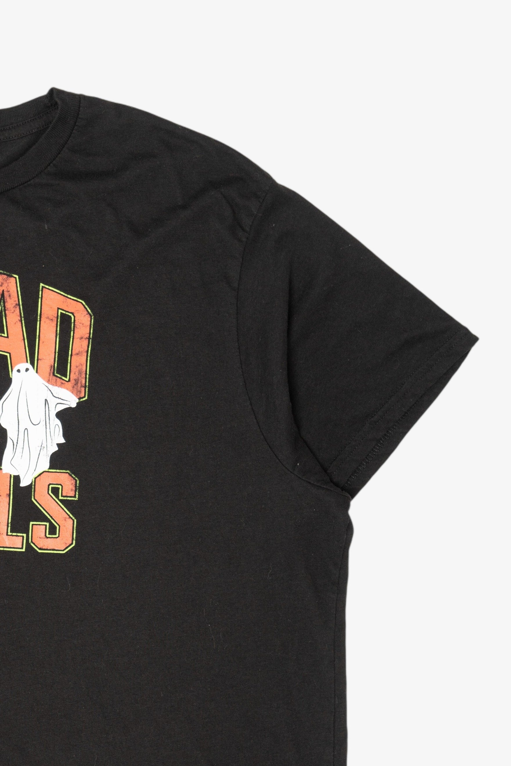 Recycled "Squad Goals" Ghosts Halloween Black T-Shirt (2020s)