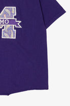 Purple Embroidered "Momo" T-Shirt (2000s)