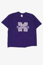 Purple Embroidered "Momo" T-Shirt (2000s)
