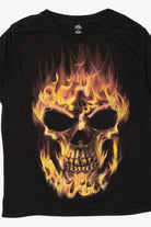 Flaming Skull Halloween T-Shirt (2020s)