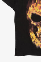 Flaming Skull Halloween T-Shirt (2020s)