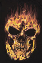 Flaming Skull Halloween T-Shirt (2020s)