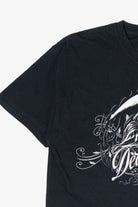 "Death Rider" Grim Reaper Skeleton On Motorcycle T-Shirt (2010s)