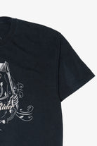"Death Rider" Grim Reaper Skeleton On Motorcycle T-Shirt (2010s)