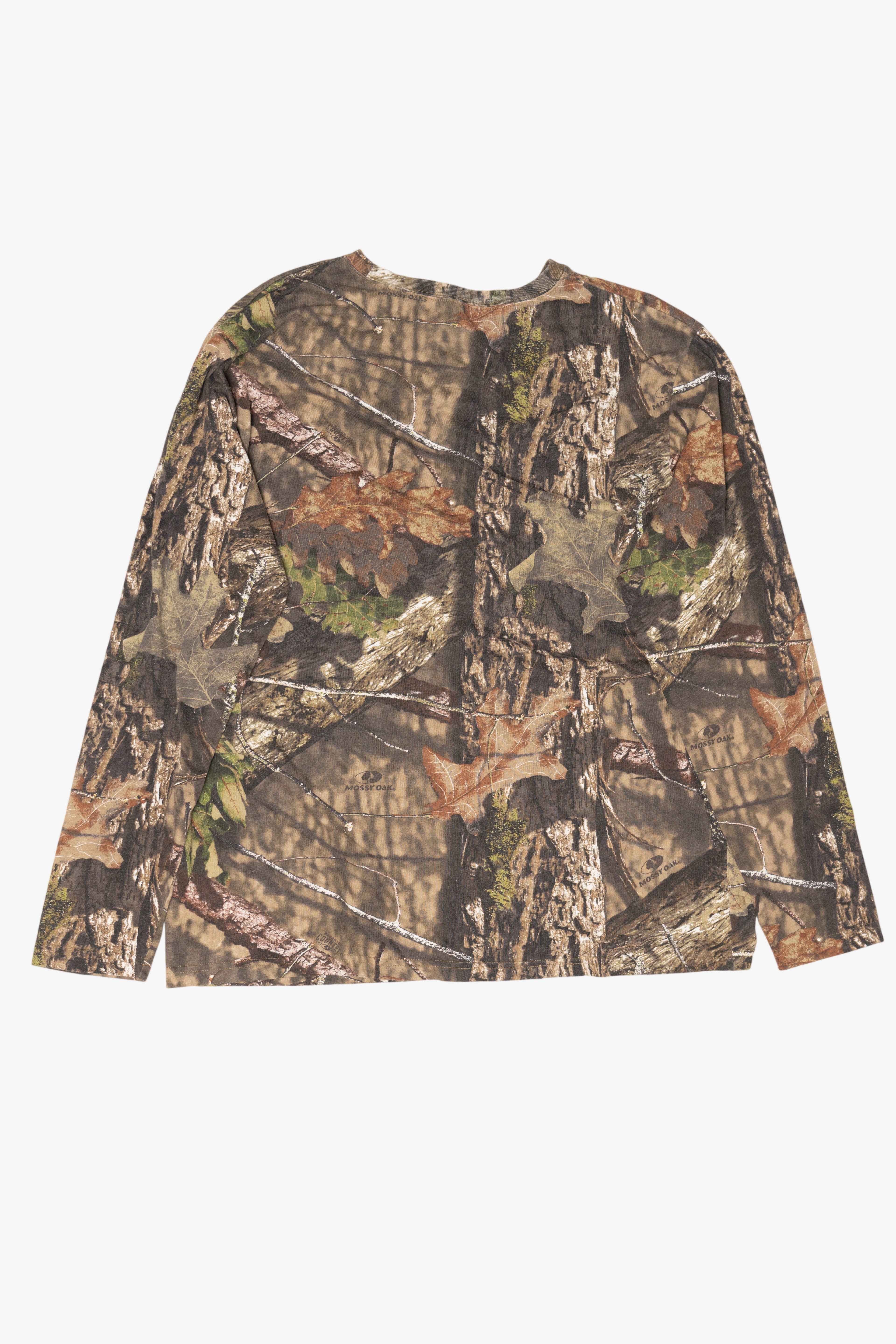 Brown Camouflage Mossy Oak Long Sleeve T-Shirt (2010s)