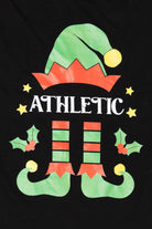 "Athletic" Christmas Elf Holiday T-Shirt (2020s)