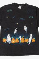 Vintage Ghosts Pumpkins And Bats T-Shirt (1990s)