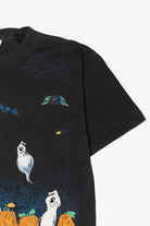 Vintage Ghosts Pumpkins And Bats T-Shirt (1990s)