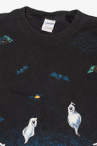 Vintage Ghosts Pumpkins And Bats T-Shirt (1990s)