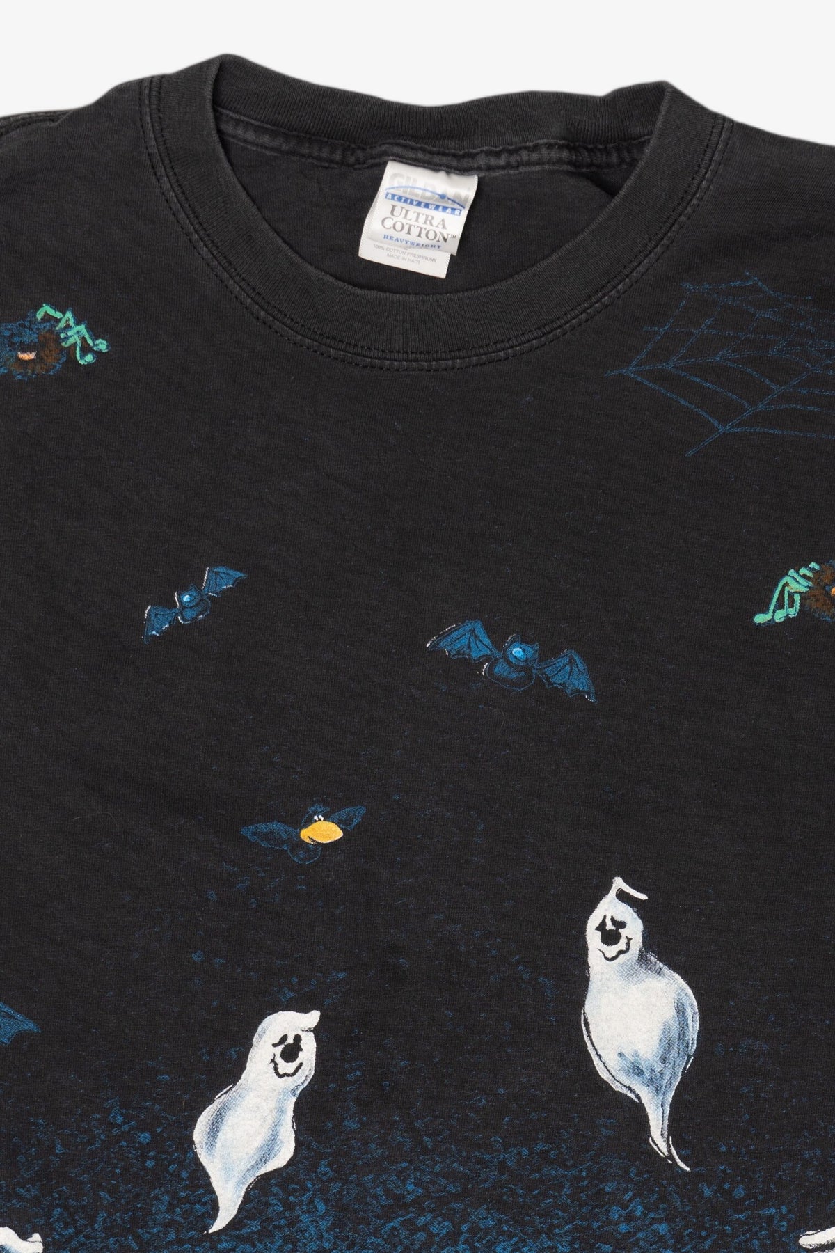 Vintage Ghosts Pumpkins And Bats T-Shirt (1990s)