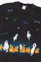 Vintage Ghosts Pumpkins And Bats T-Shirt (1990s)