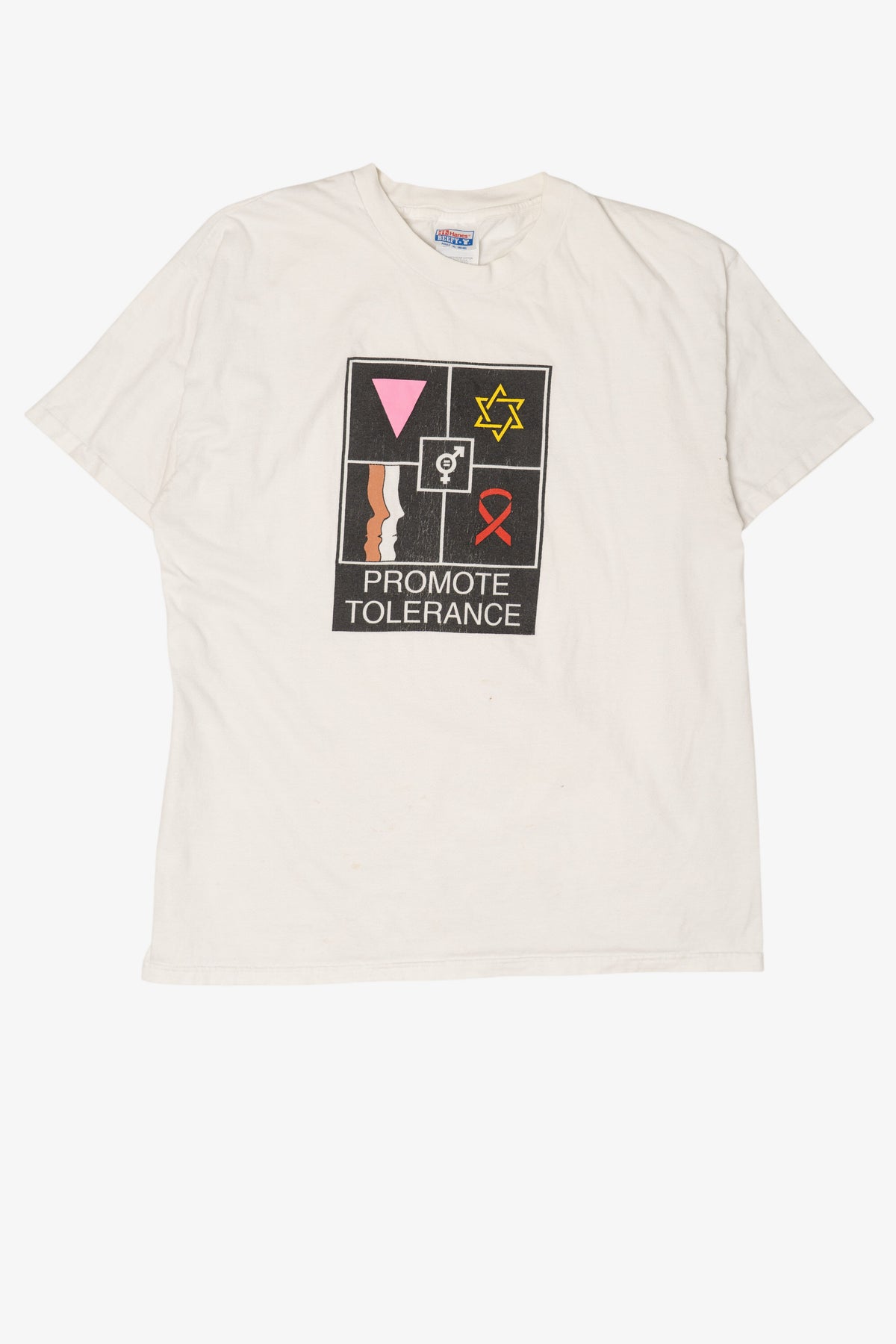 Vintage "Promote Tolerance" Equality T-Shirt (1990s)