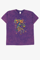 Vintage Purple Acid Wash Kokopelli T-Shirt (2000s)